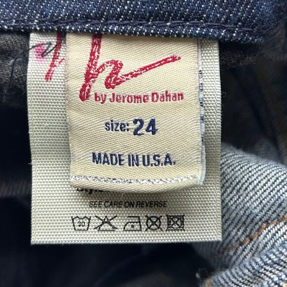 Citizens Of Humanity Women Jeans Blue Bridgitte 014 Low Rise Straight Stretch 24 - Picture 4 of 13